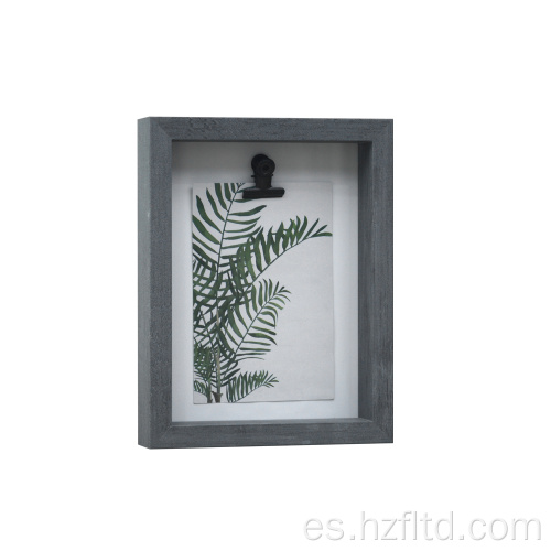 Al por mayor al por mayor stand bulco negro a la pared colgante A3 A4 A5 Solid Wooden Photo Frames